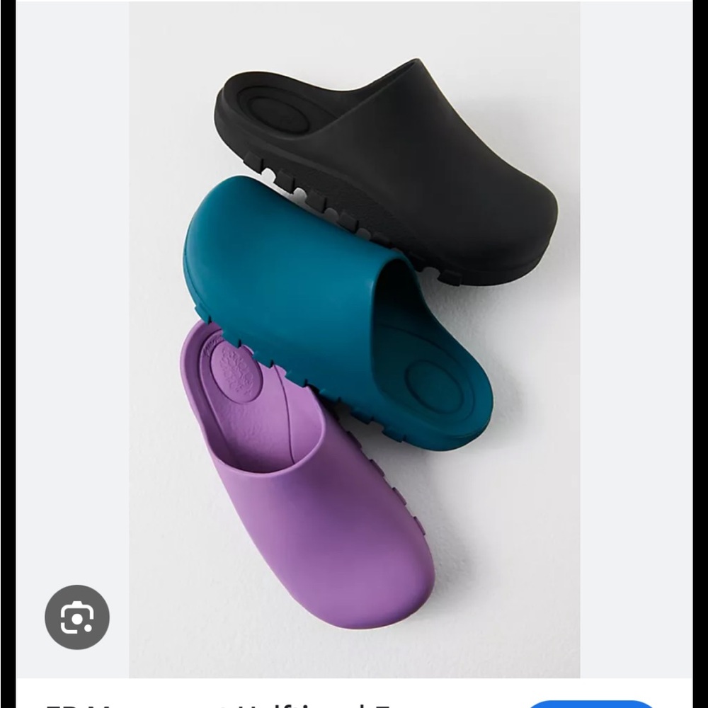 Free People movement Halftime teal clog NEW NO TAG